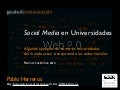 Ejemplos socialmedia universidades