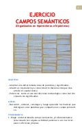EJERCICIO SOBRE CAMPOS SEMÁNTICOS