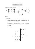 Ejercicios resueltos y explicados operaciones con matrices