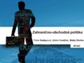 Ekonómia   zahranično-obchodná politika