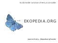 Ekopedia.org : A more sustainable way of life... You know Why. Here is How!