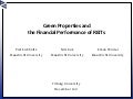 Portfolio Greenness and the Financial Performance of REITs