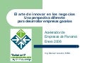 El Arte De Innovar   Enero 2008 Final