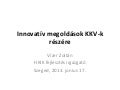 Innovatív megoldások KKV-k részére