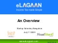 eLagaan Startup Saturday Bangalore - Prepare your tax return online