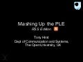 Mashing up the PLE - RSS edition