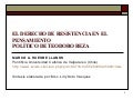 El derecho de resistencia en el pensamiento