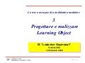 3 eLearning, Moodle e Learning Object