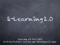 E-Learning 2.0
