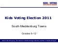 Election2011-Middle and High School - S Meck Towns