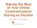 Making the Most of Your Online Communications During an Election