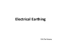 Electrical Earthing