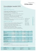 Electrolux Interim Report Q4 2010 