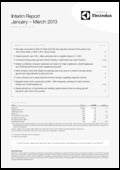 Electrolux Interim Report Q1 2013