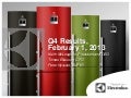 Electrolux Consolidated results 2012 Presentation