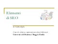 Elementi di SEO
