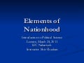 Elements of nationhood