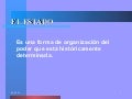 El estado