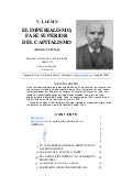 El imperialismo fase superior del capitalismo lenin