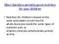 Elken spirulina provides good nutrition for your children