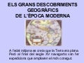 Els grans descobriments geogràfics