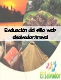 Evaluación del sitio web elsalvador.travel