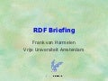 RDF briefing