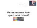 Elternfortbildung Internet
