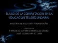 El uso de la computación en la educación