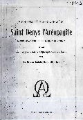 Em Bulhak Authenticite Des Oeuvres De Saint Denys Lareopagite Rome 1938