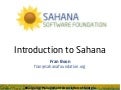 Introduction to Sahana Eden - EMAG - May 2012