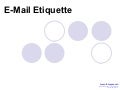 Email Etiquette