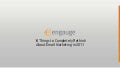 14 Things to Completely Rethink about Email Marketing in 2011