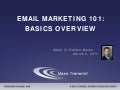 Email Marketing 101: Basics Overview