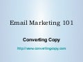 Email marketing 101
