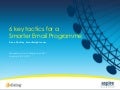 Email marketing tactics 2012