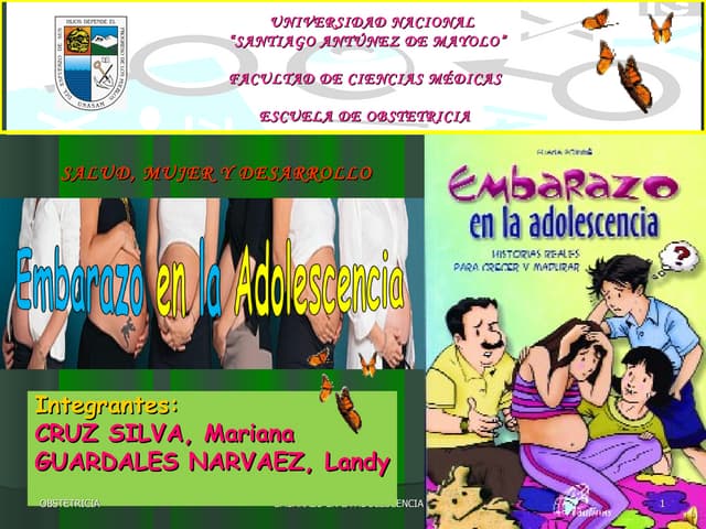 Embarazo adolescente!! presentacion power point