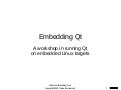 Embedding Qt