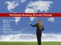 Worldwide Business Opportunity (Business Partners Wanted)