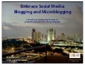 Embrace Social Media: Blogging & Microblogging