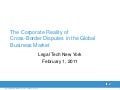 LegalTech Cross Border Disputes