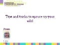 Ementor Presentation   Advanced Wikis