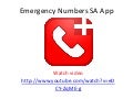 Emergency numbers sa app google play store