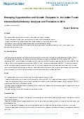 Emerging Opportunities and Growth Prospects in the Indian Travel Intermediaries Industry: Analyses and Forecasts to 2016
