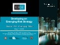 Emerging Risks