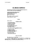 Cinquenta Anos Depois