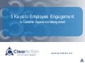 5 Keys to Employee Engagement in Customer Experience