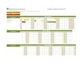 Employee Holiday Calendar 2012 
