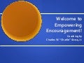 Empowering Encouragement Coaching