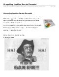 Compelling Headline Secrets Revealed